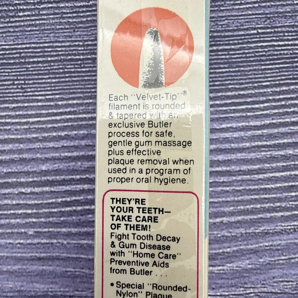 VTG GUM Butler Dr. Bass Right Kind SUB-G Toothbrush #300 ULTRA SOFT .007 Nylon